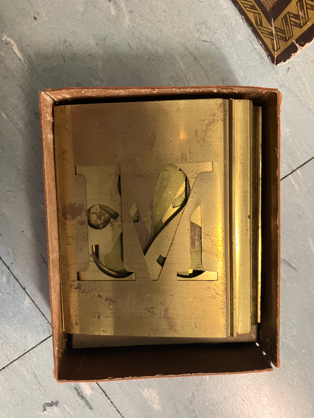 Reese Adjustable Brass Stencils for Lettering and Numbering - photo 2