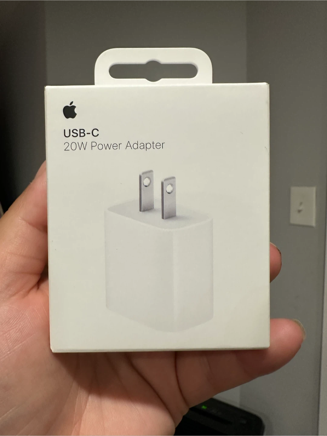 Brand new apple charging cube, USB-C 20W power adapter