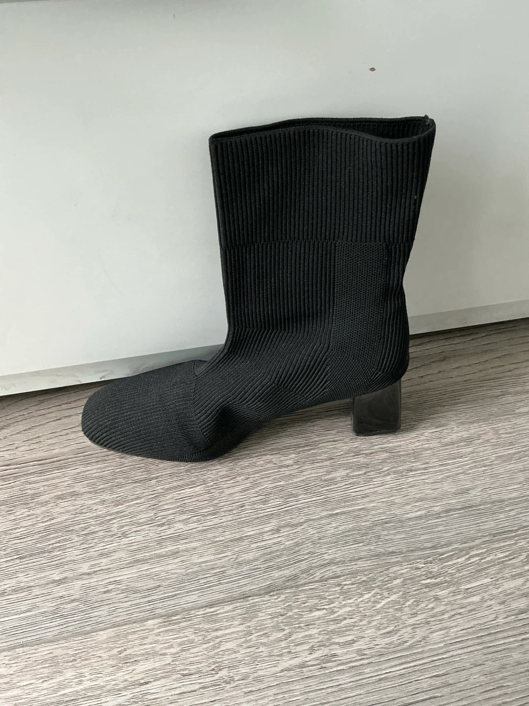 Black block heel boots - photo 3