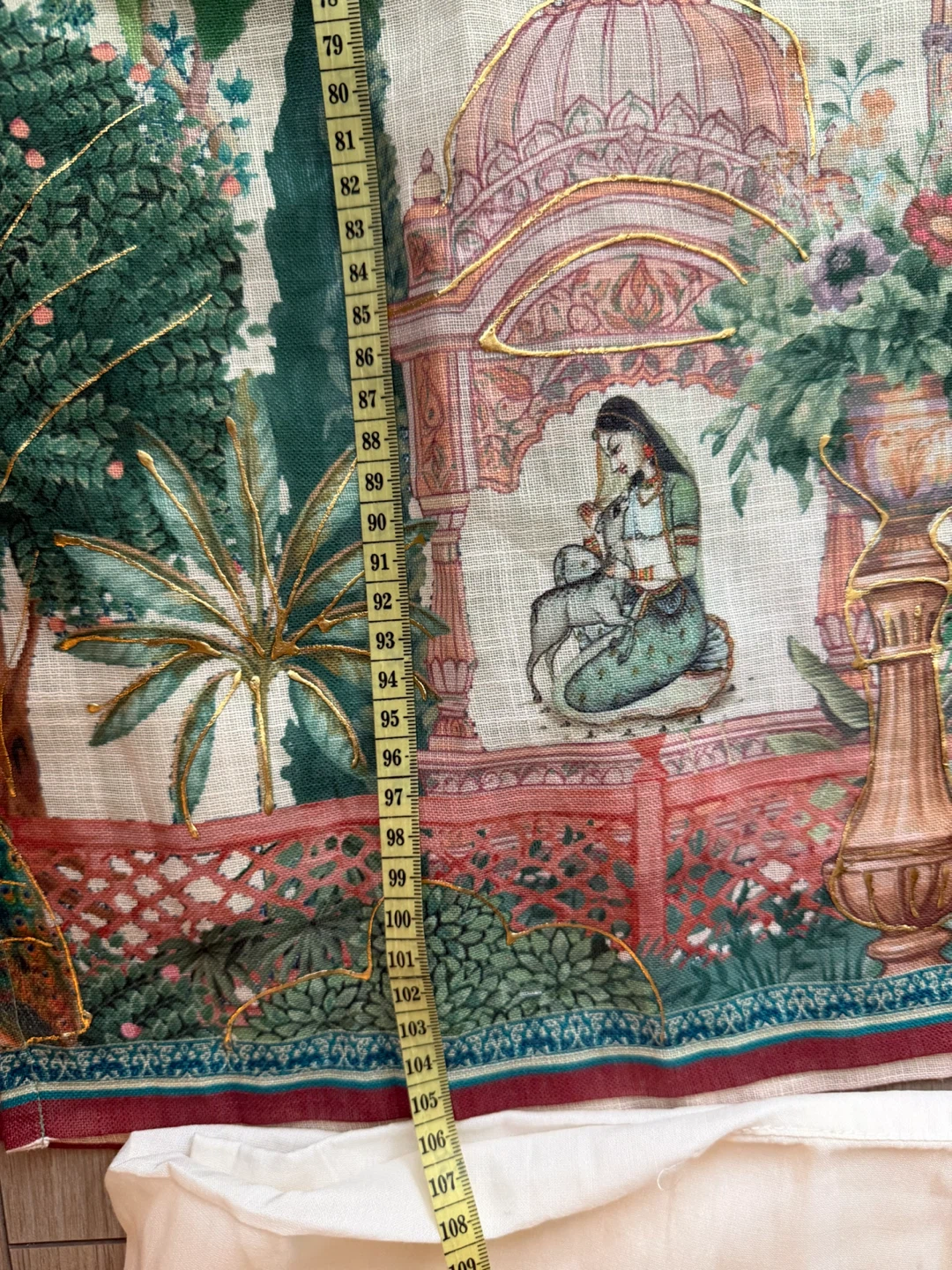 Green Printed Kurta and Trouser Set - photo 4