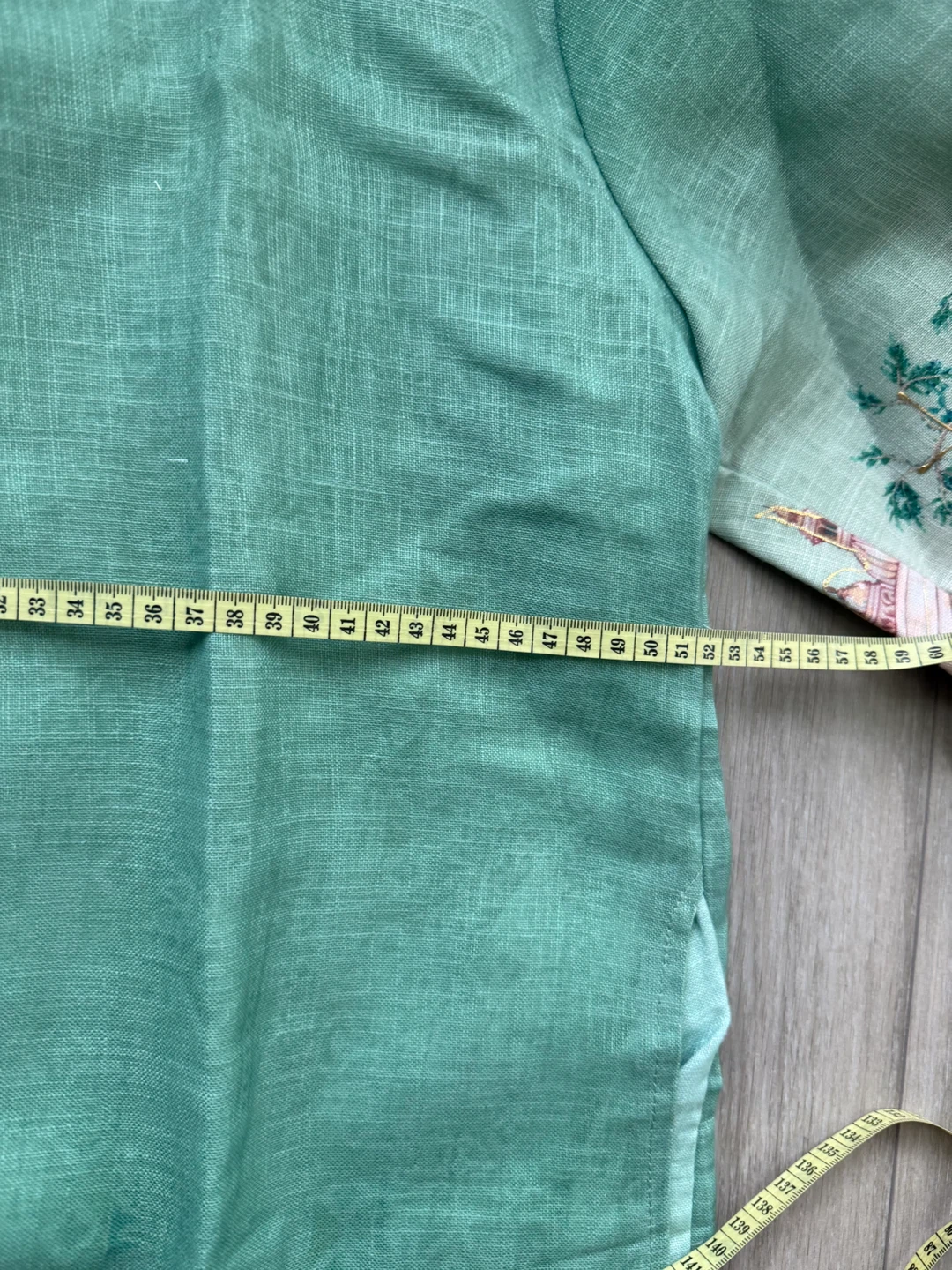 Green Printed Kurta and Trouser Set - photo 5