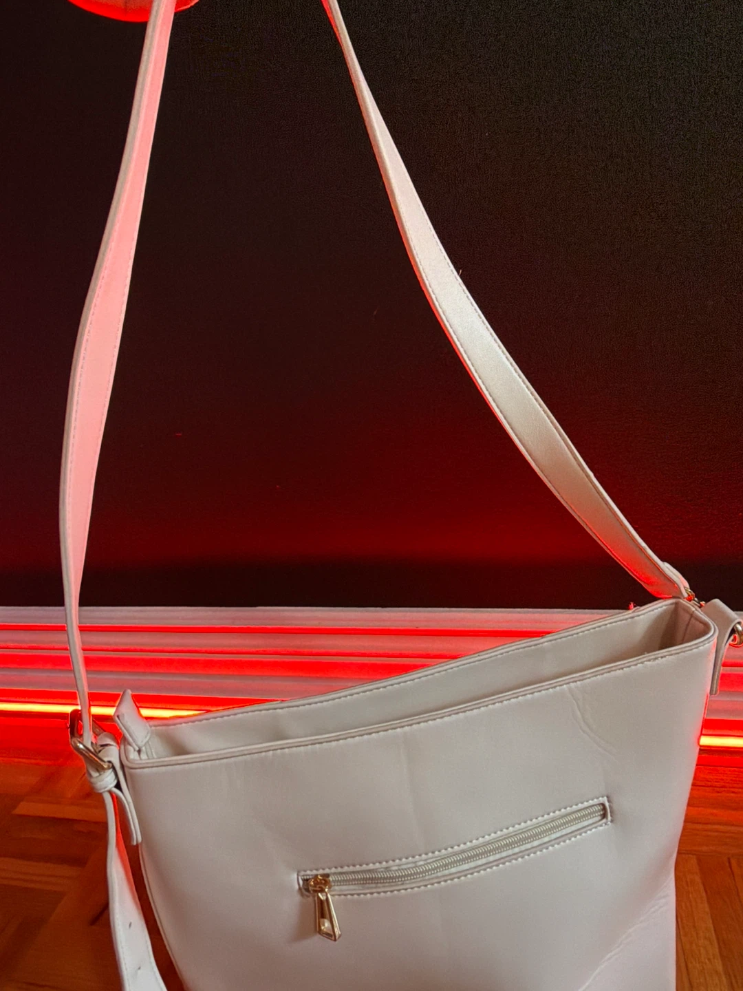 White Studded Shoulder Bag - photo 4