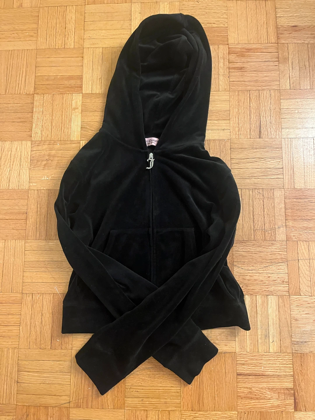 Juicy Couture Black Velour Hoodie