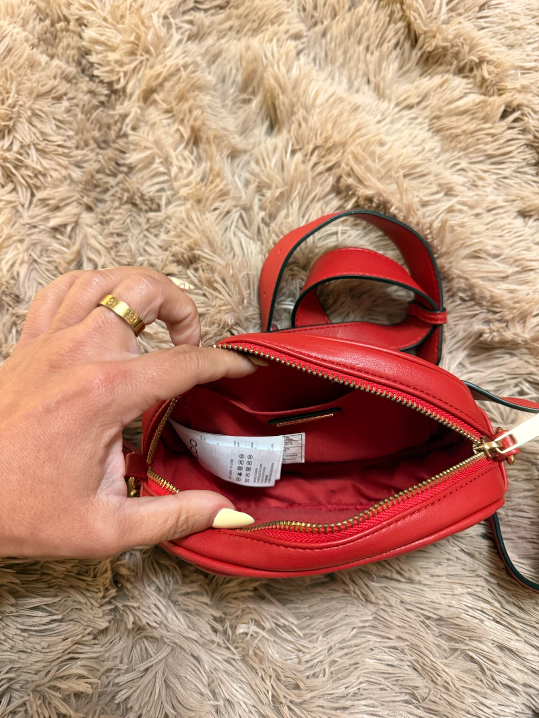 Red Quilted Belt Bag - photo 3