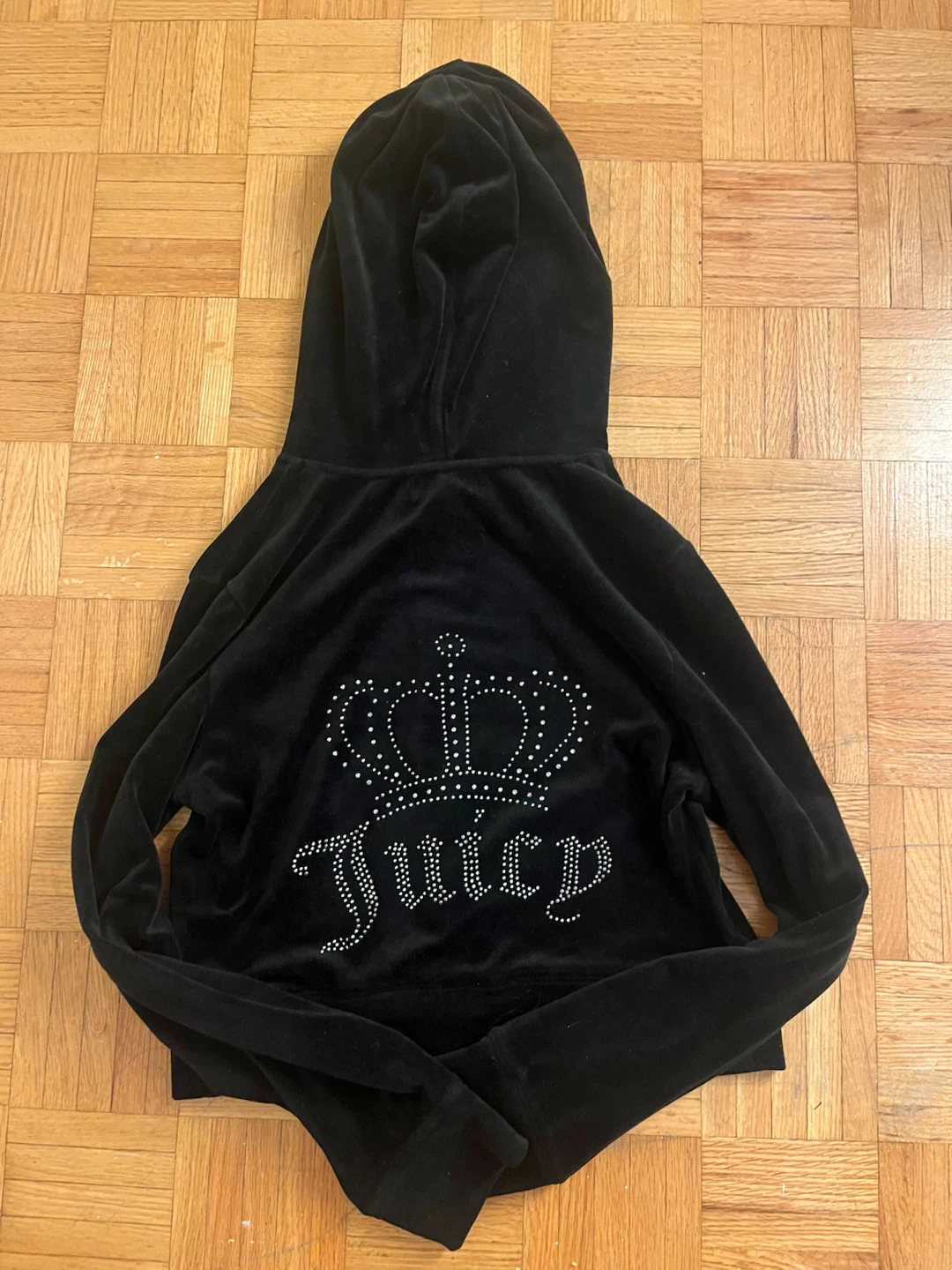 Juicy Couture Black Velour Hoodie - photo 2