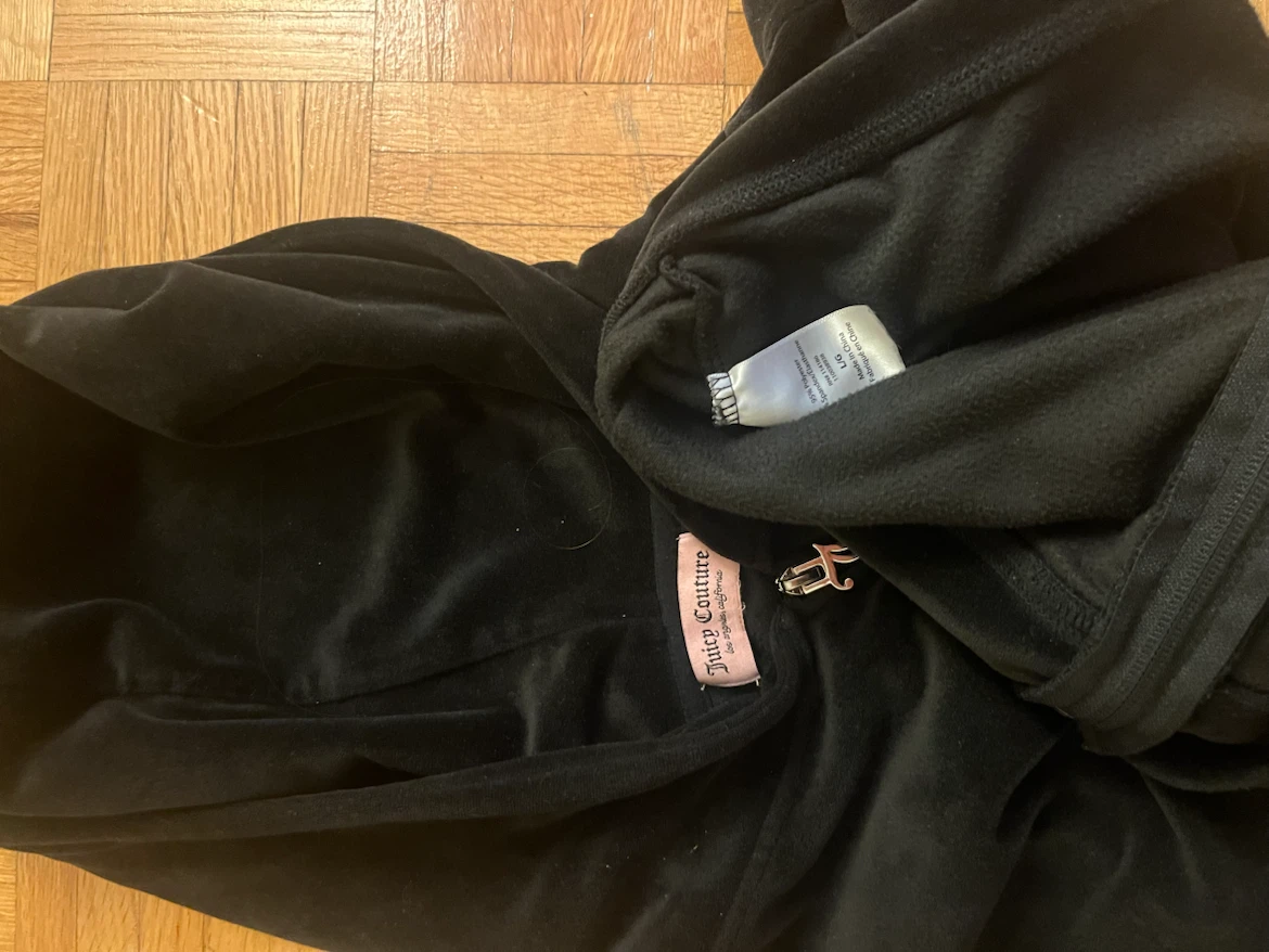 Juicy Couture Black Velour Hoodie - photo 4