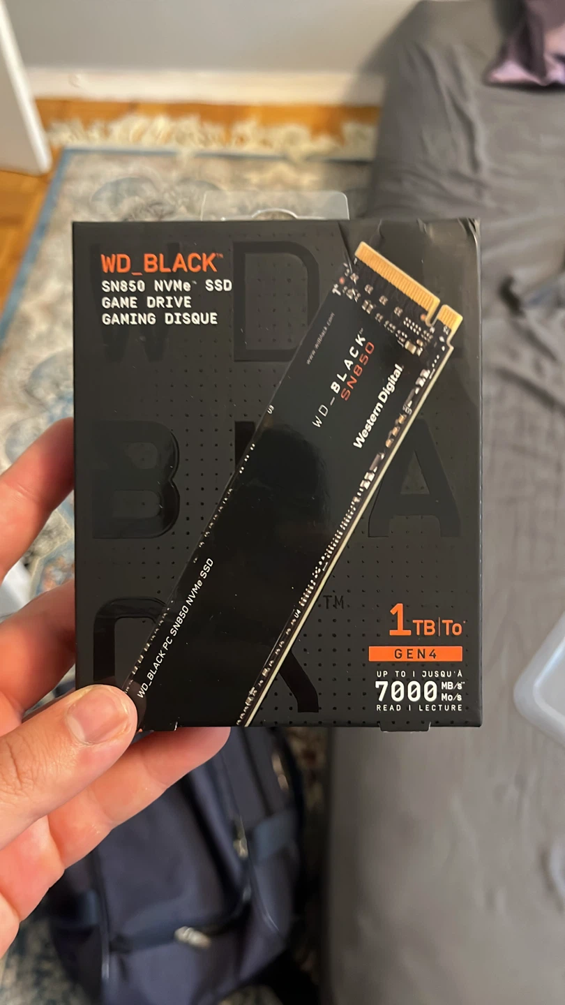 WD Black SN850 NVMe SSD 1TB