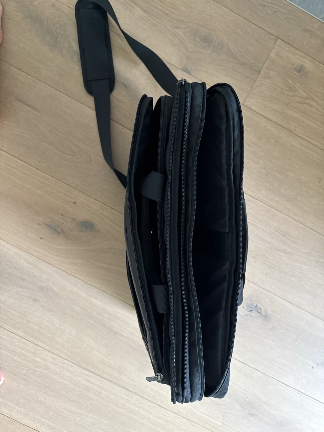 Black Laptop Bag with Strap - photo 2