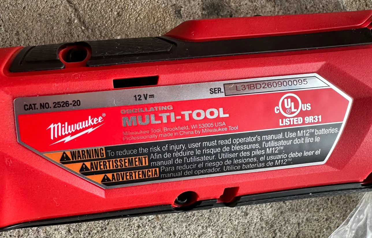 Milwaukee M12 FUEL Oscillating Multi-Tool (2526-20) - photo 2
