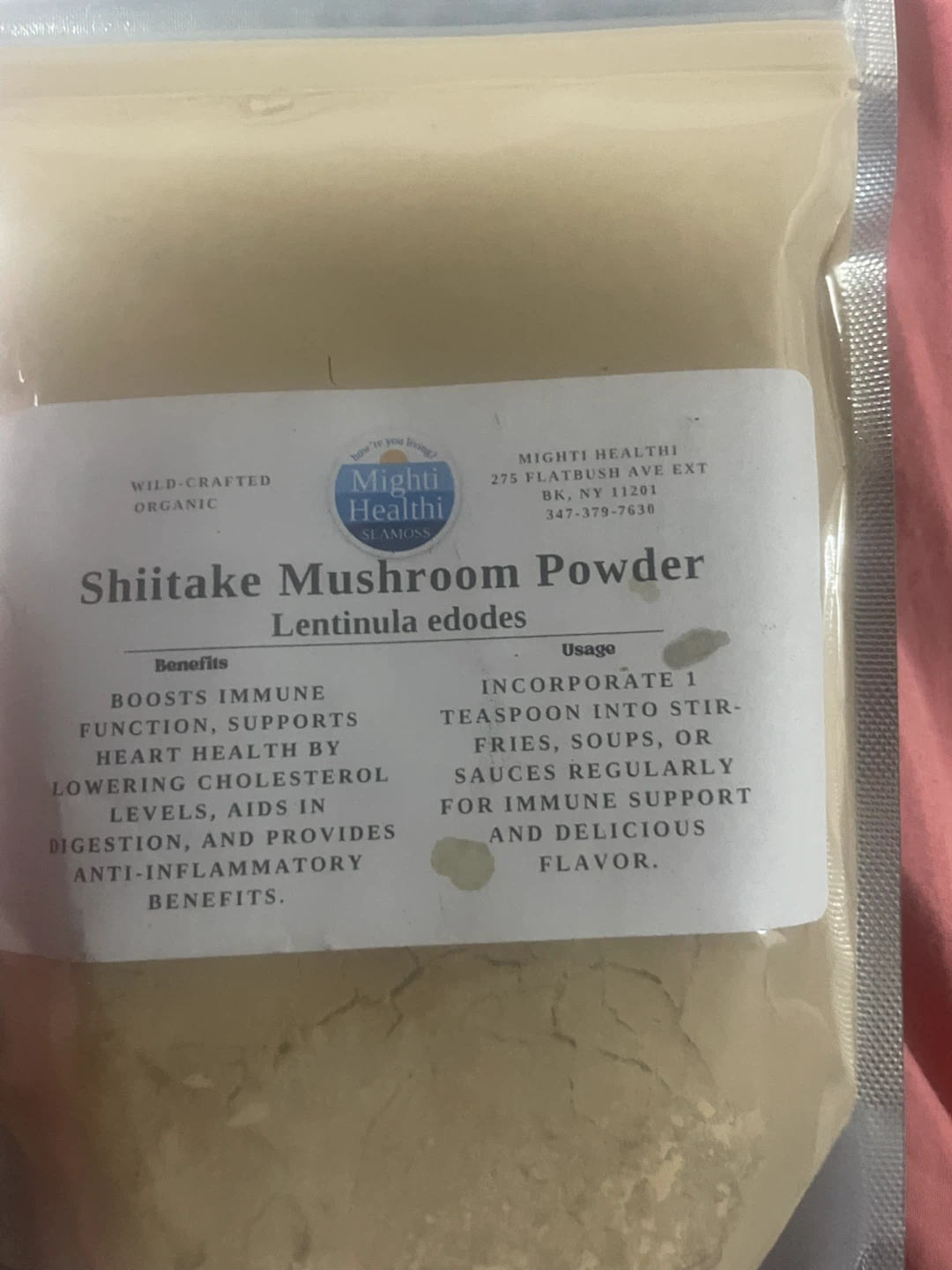 Mighti Healthi Shiitake Mushroom Powder