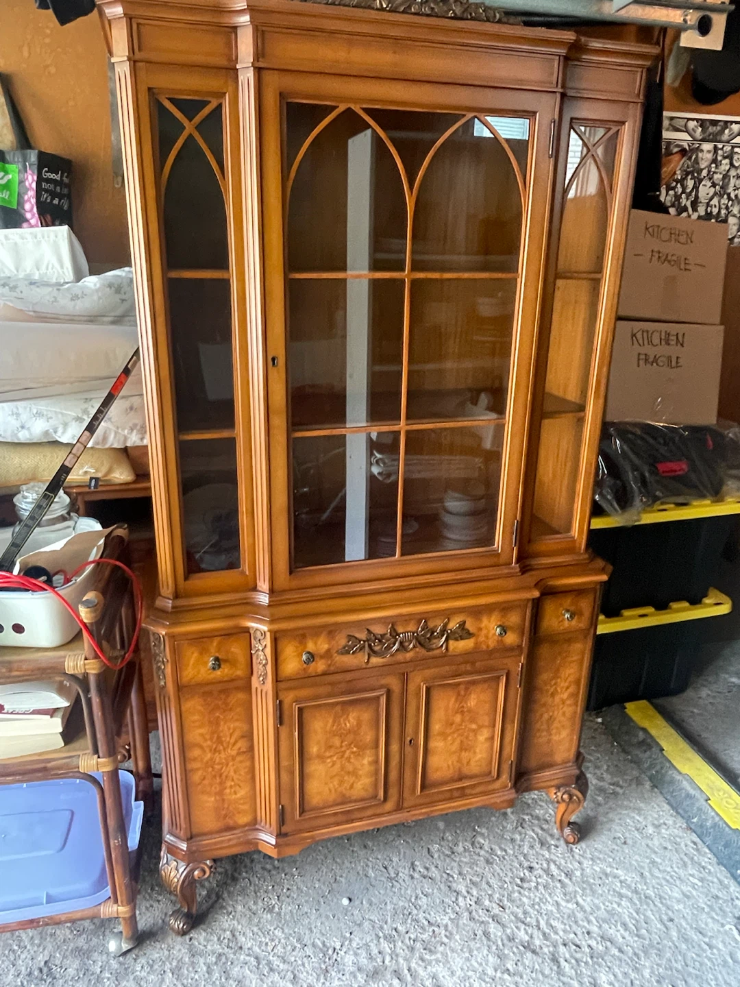 Vintage Ornate Wooden Dining Room Set - photo 4