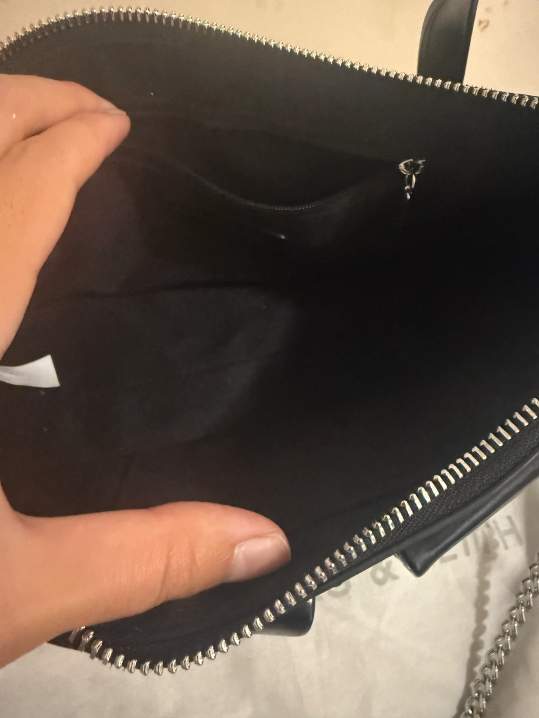 Charles & Keith Black Rachel Front-Pocket Chain Shoulder Bag - photo 3