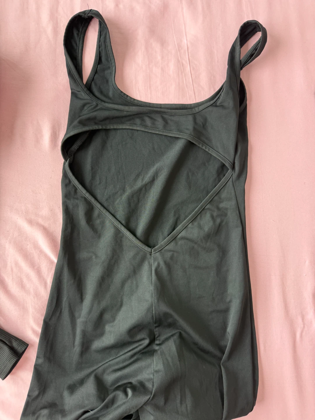 Black Open Back Bodysuit - photo 2