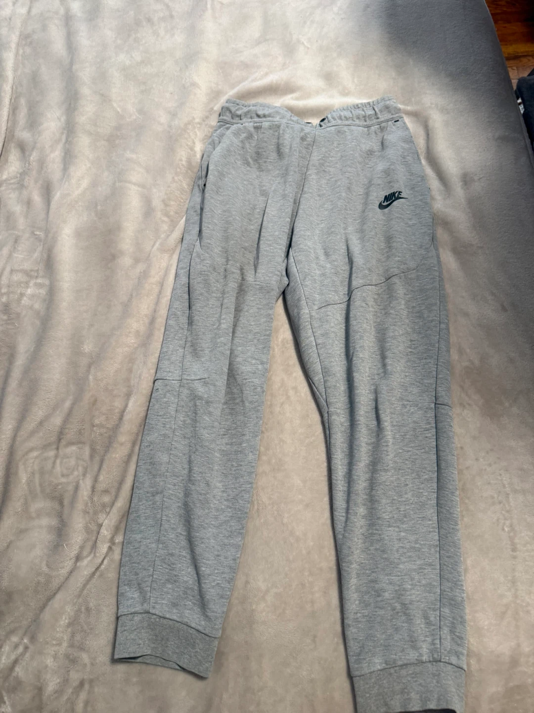 gray nike tech pants
