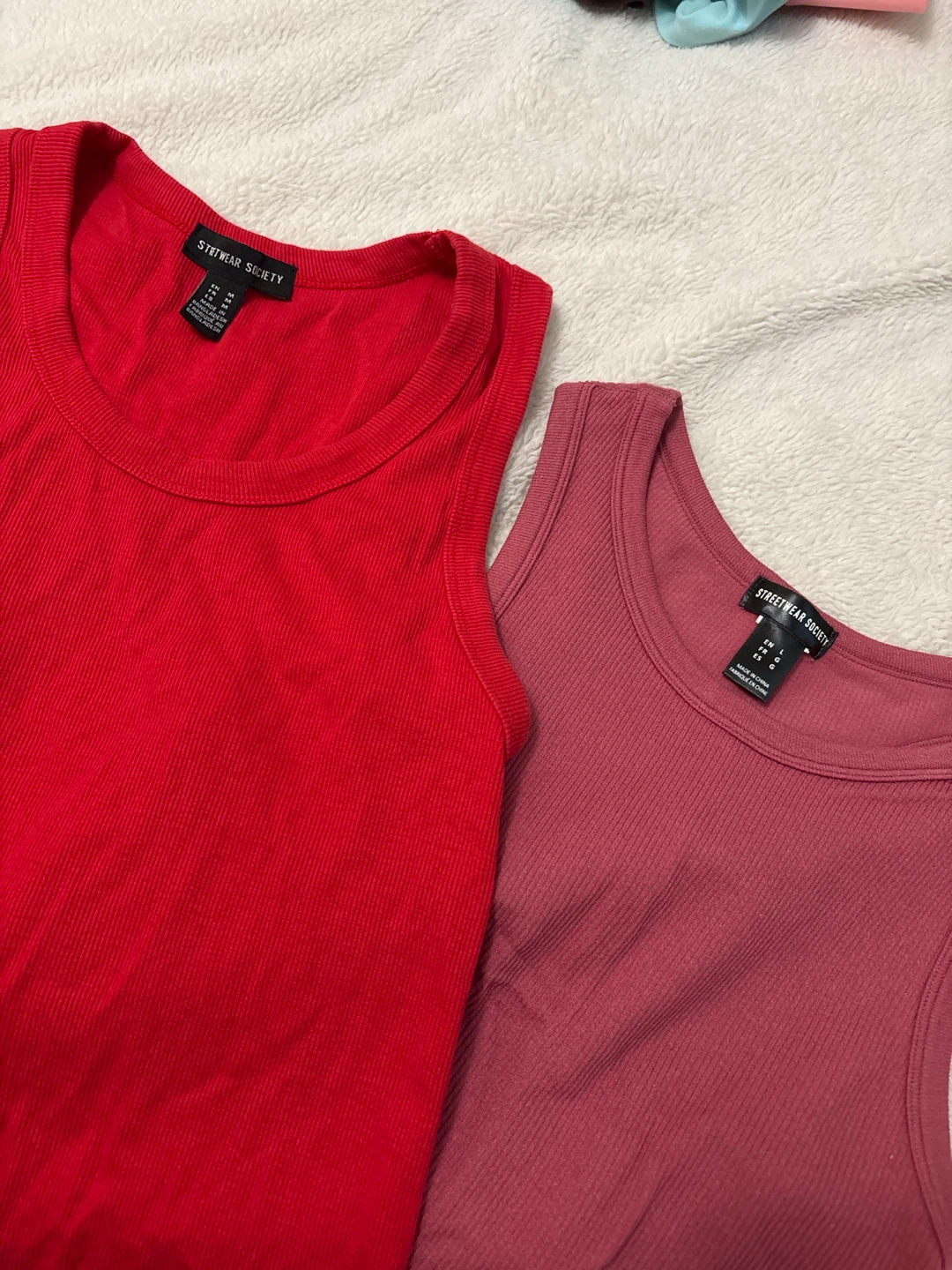 colored tank tops