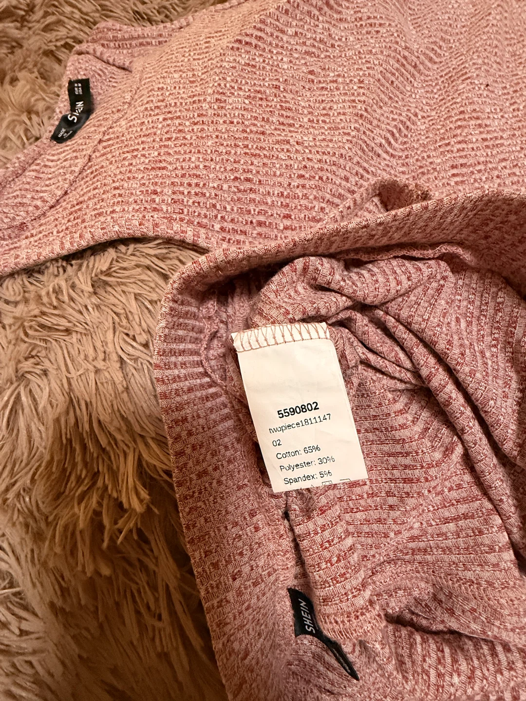 SHEIN Pink  Lounge Set - Medium - photo 2