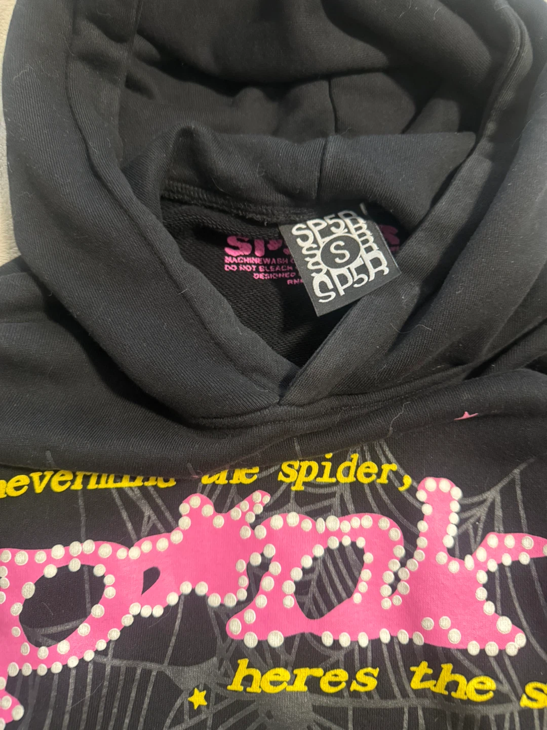SP5DER Black Hoodie - photo 5