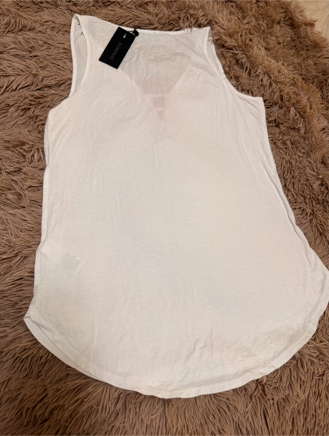 White Dynamite Tank Top Size S/P - photo 2