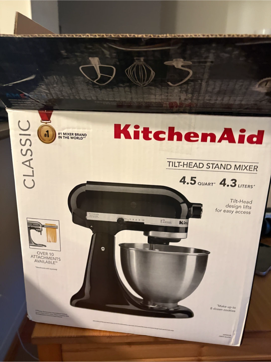 KitchenAid Classic Tilt-Head Stand Mixer 4.5 Quart - Black - photo 2