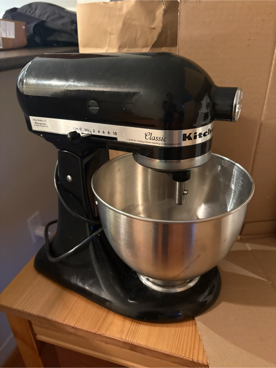 KitchenAid Classic Tilt-Head Stand Mixer 4.5 Quart - Black