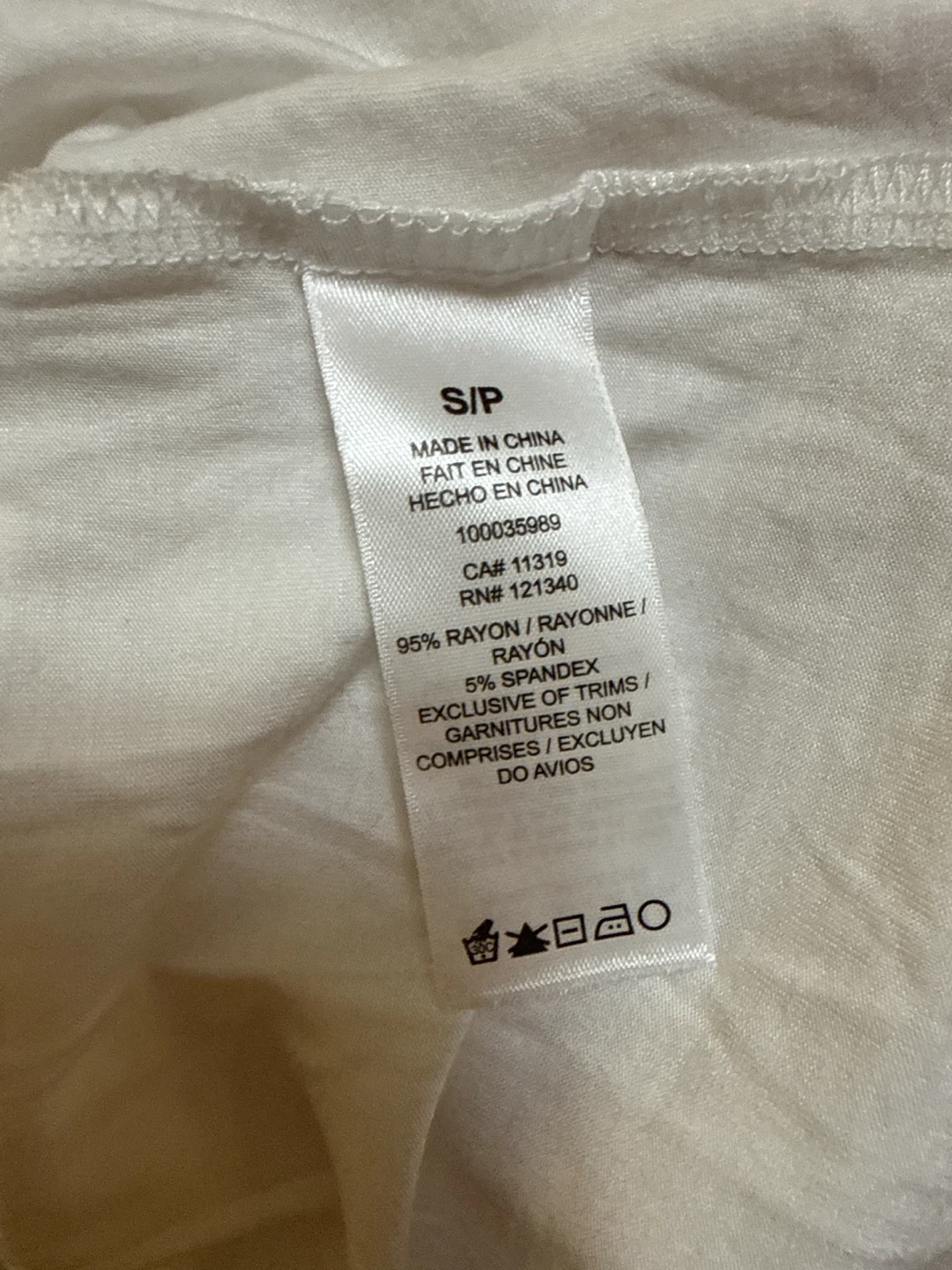 White Dynamite Tank Top Size S/P - photo 3