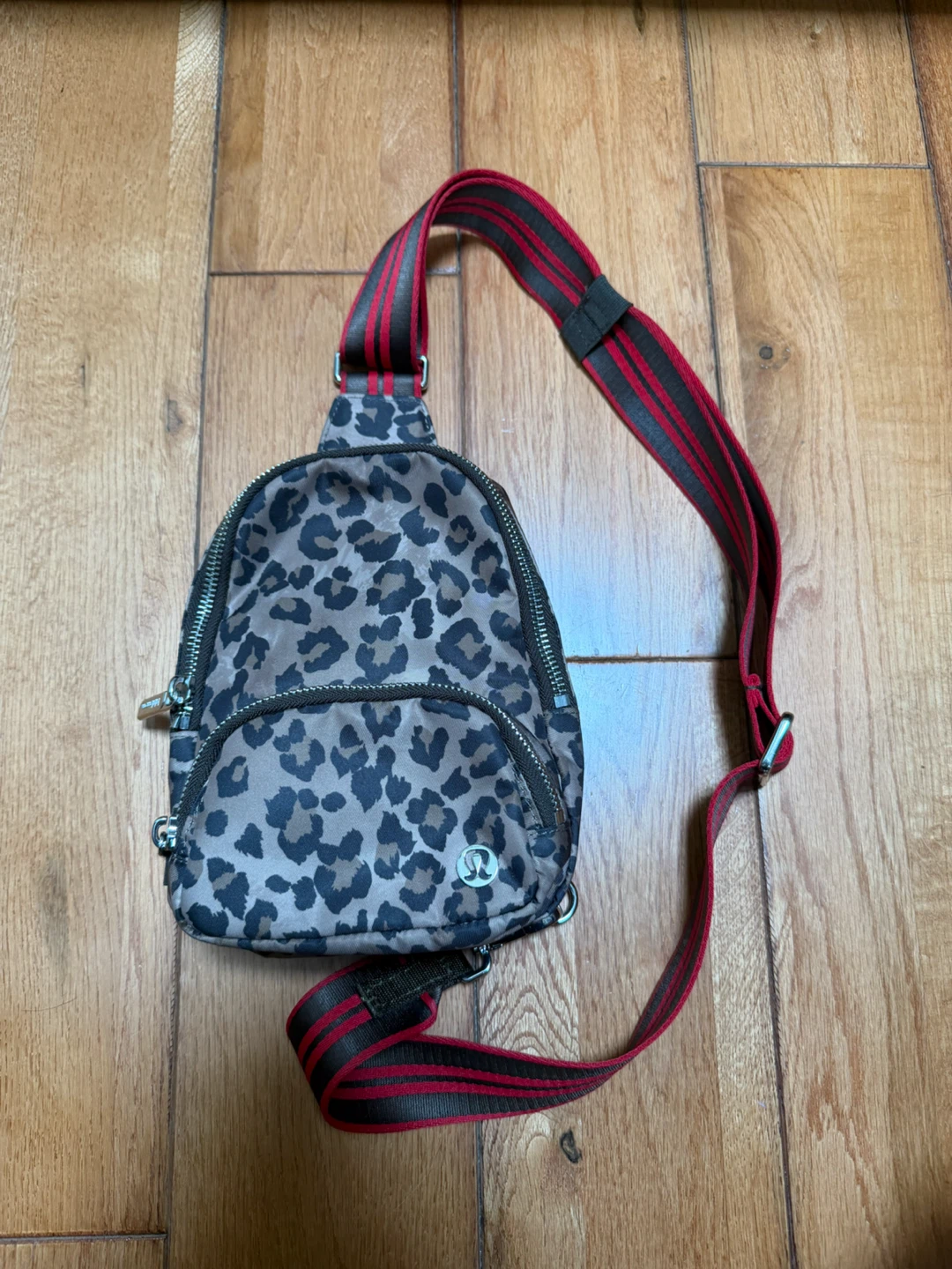 Lululemon Leopard Print Sling Bag