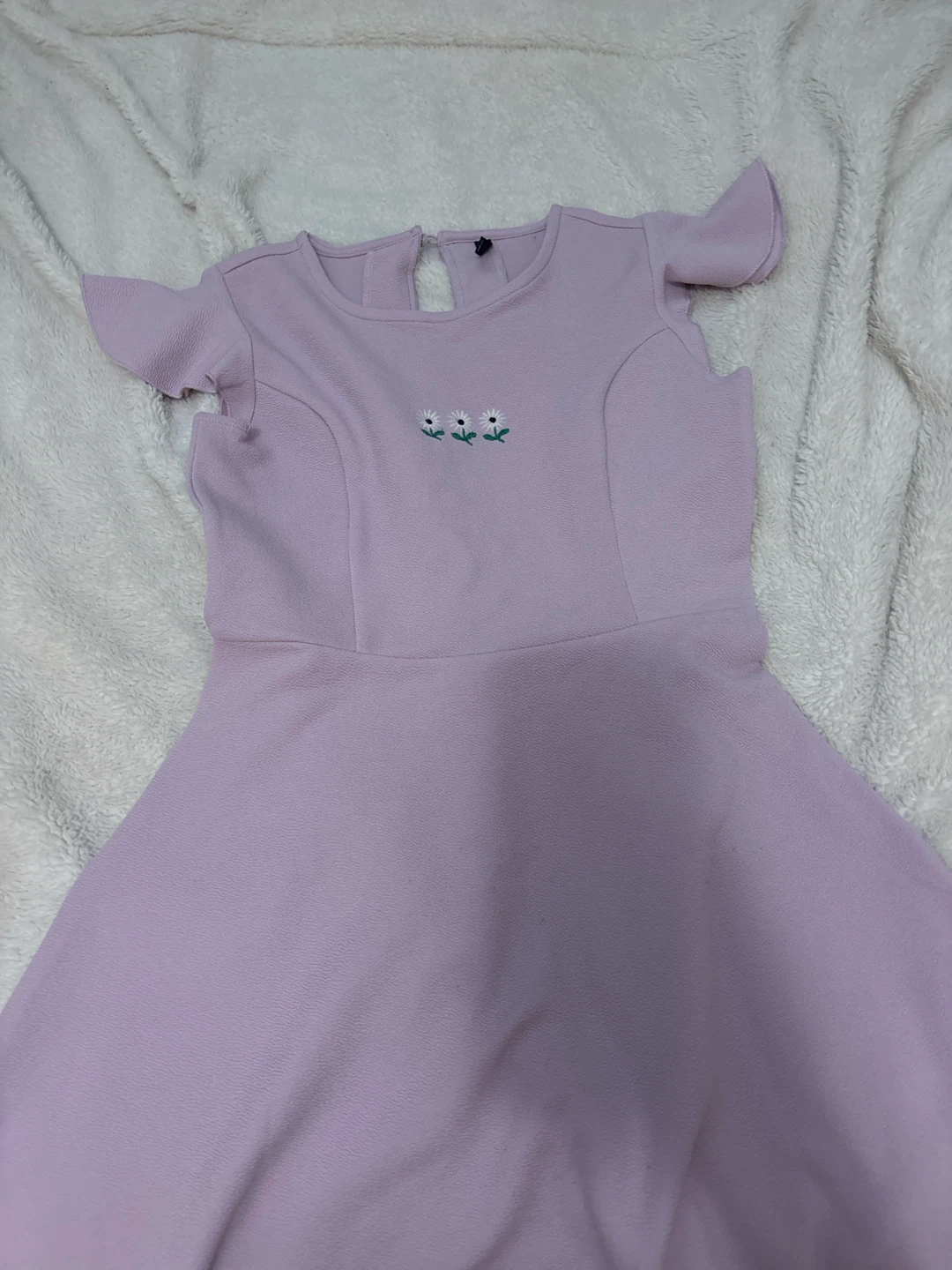 pretty light purple dress