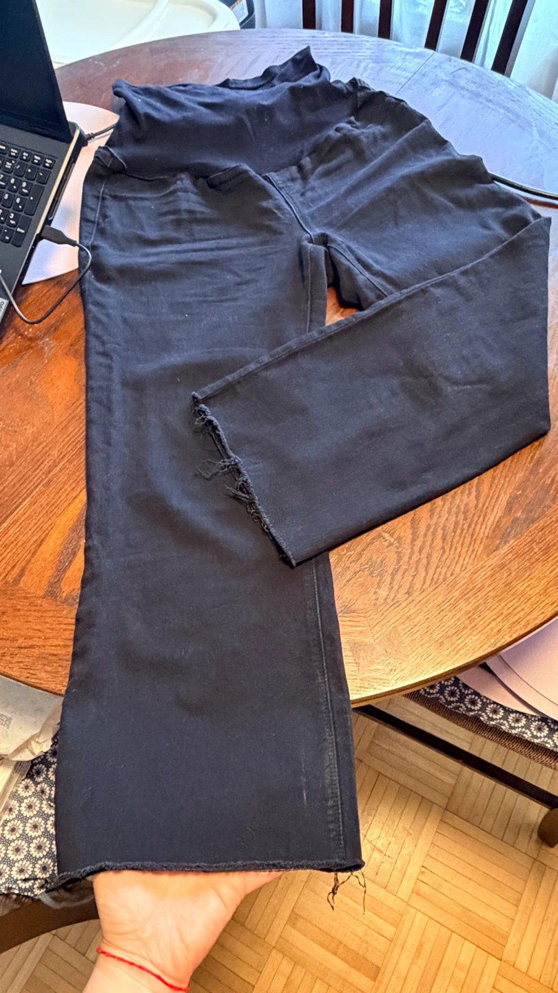 1822 Denim Black Maternity Jeans Size 14/32 - photo 2