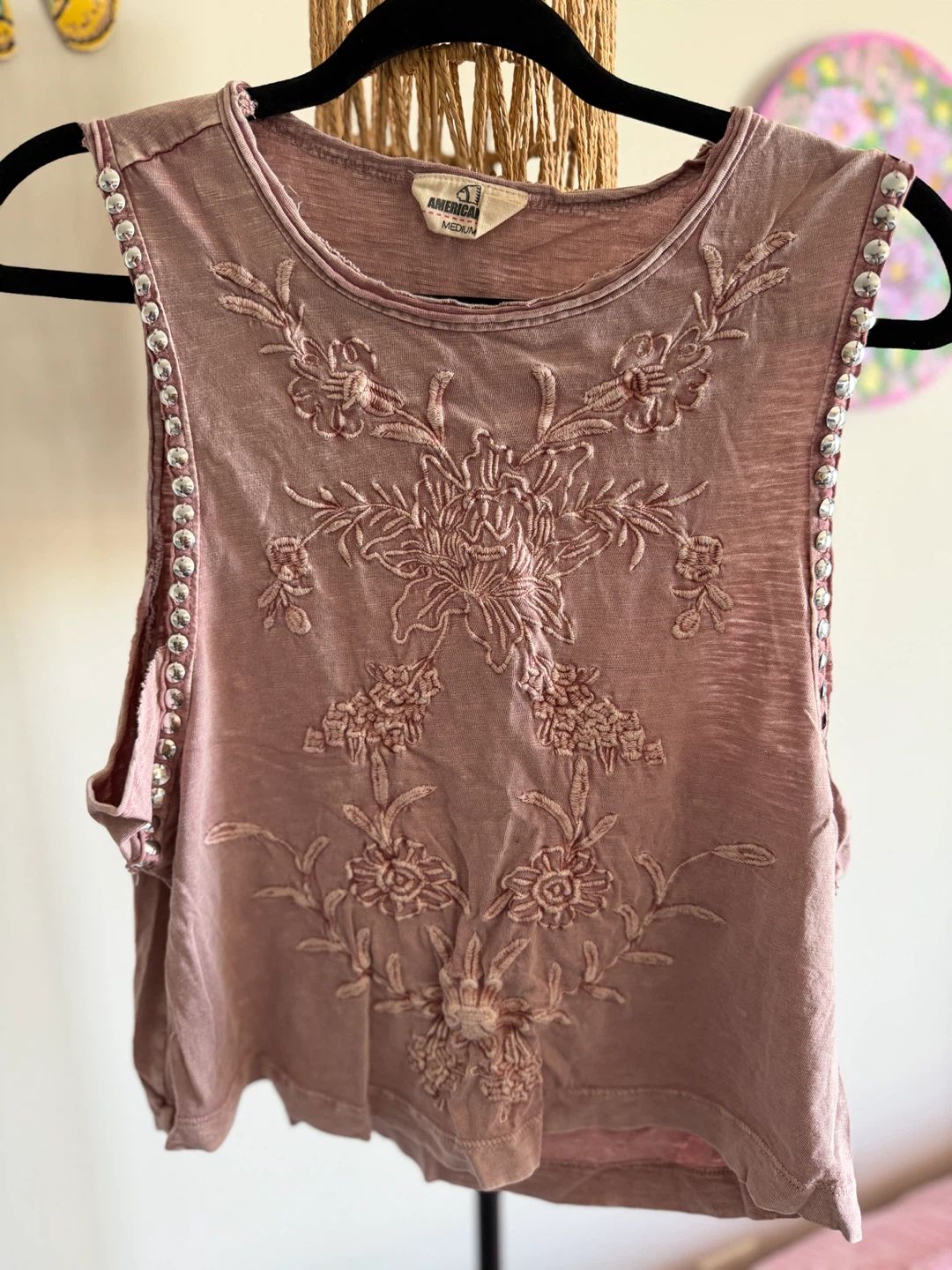 Americanino Floral Studded Tank Top