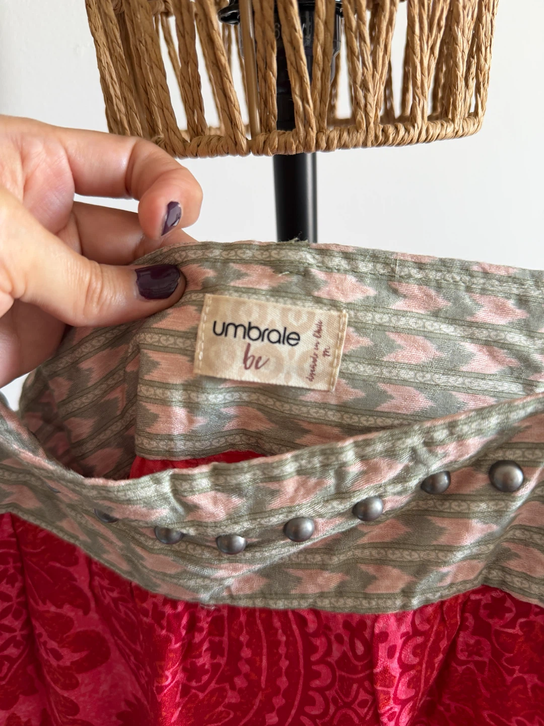 Umbrale Be Red Patterned Cami - photo 3