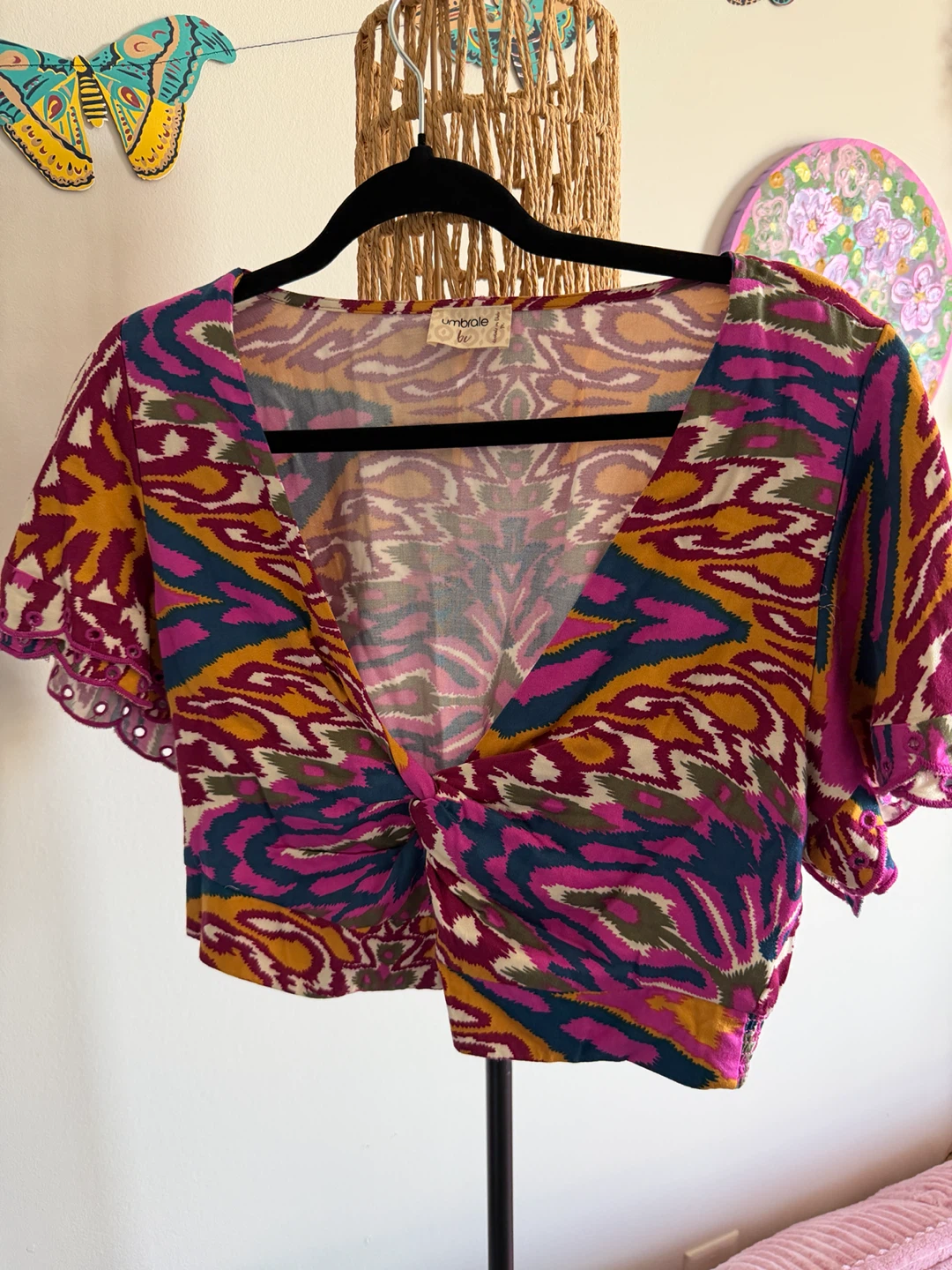Umbrale Be Matching Crop Top and Skirt Set Size M
