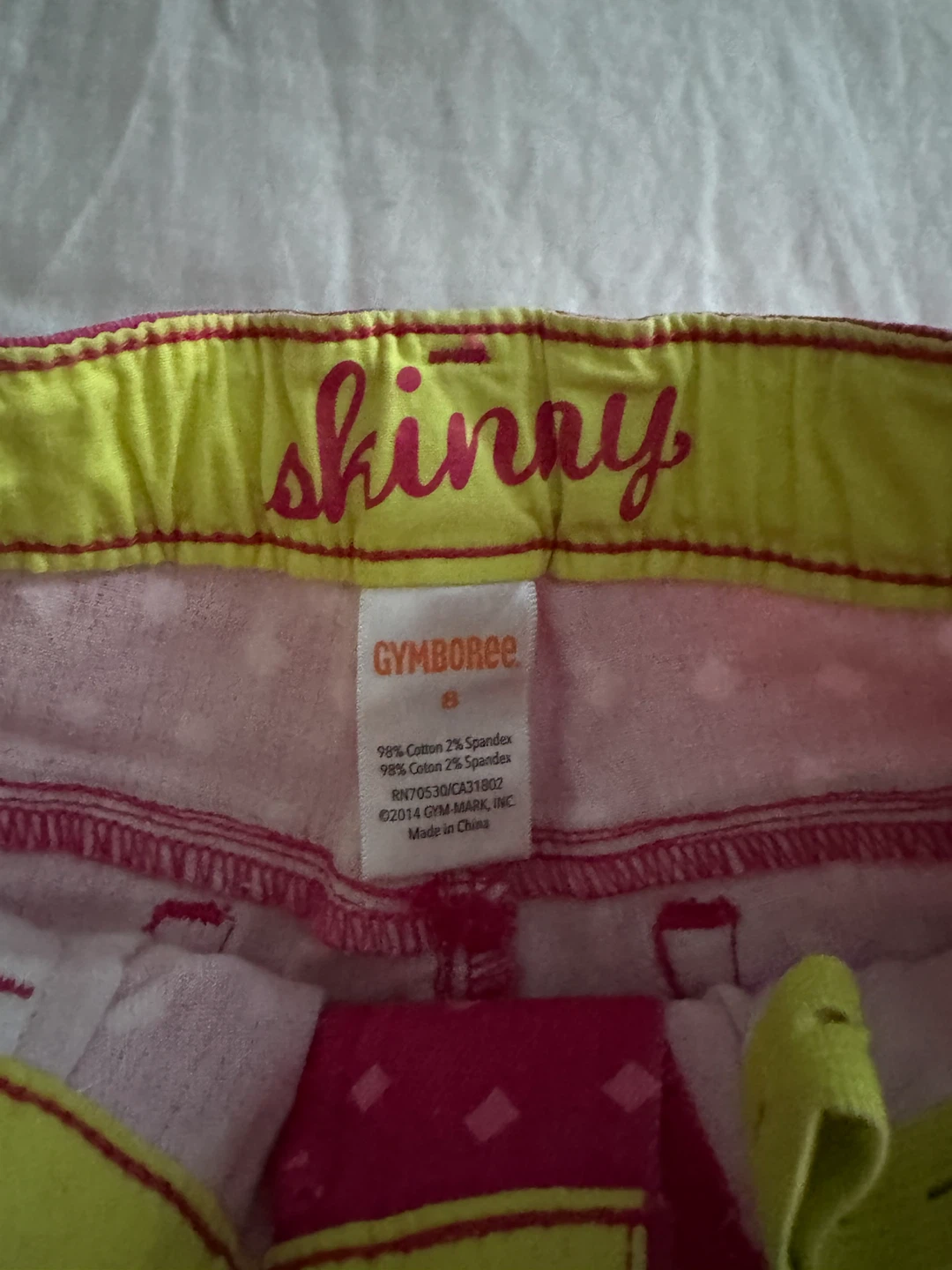 Two pairs of Gymboree skinny jeans, size 8 - photo 4