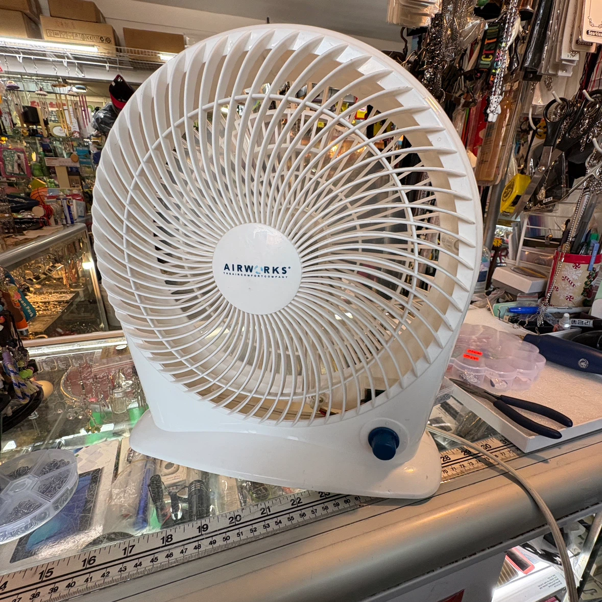 White Airworks Desk Fan