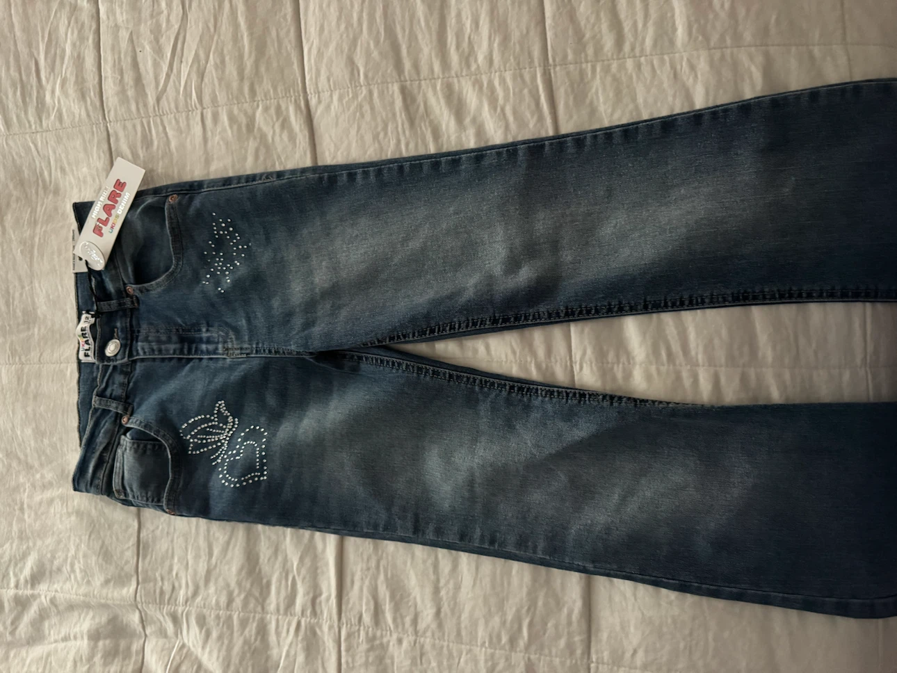New Urban Kids High Rise Flare Jeans Size 12
