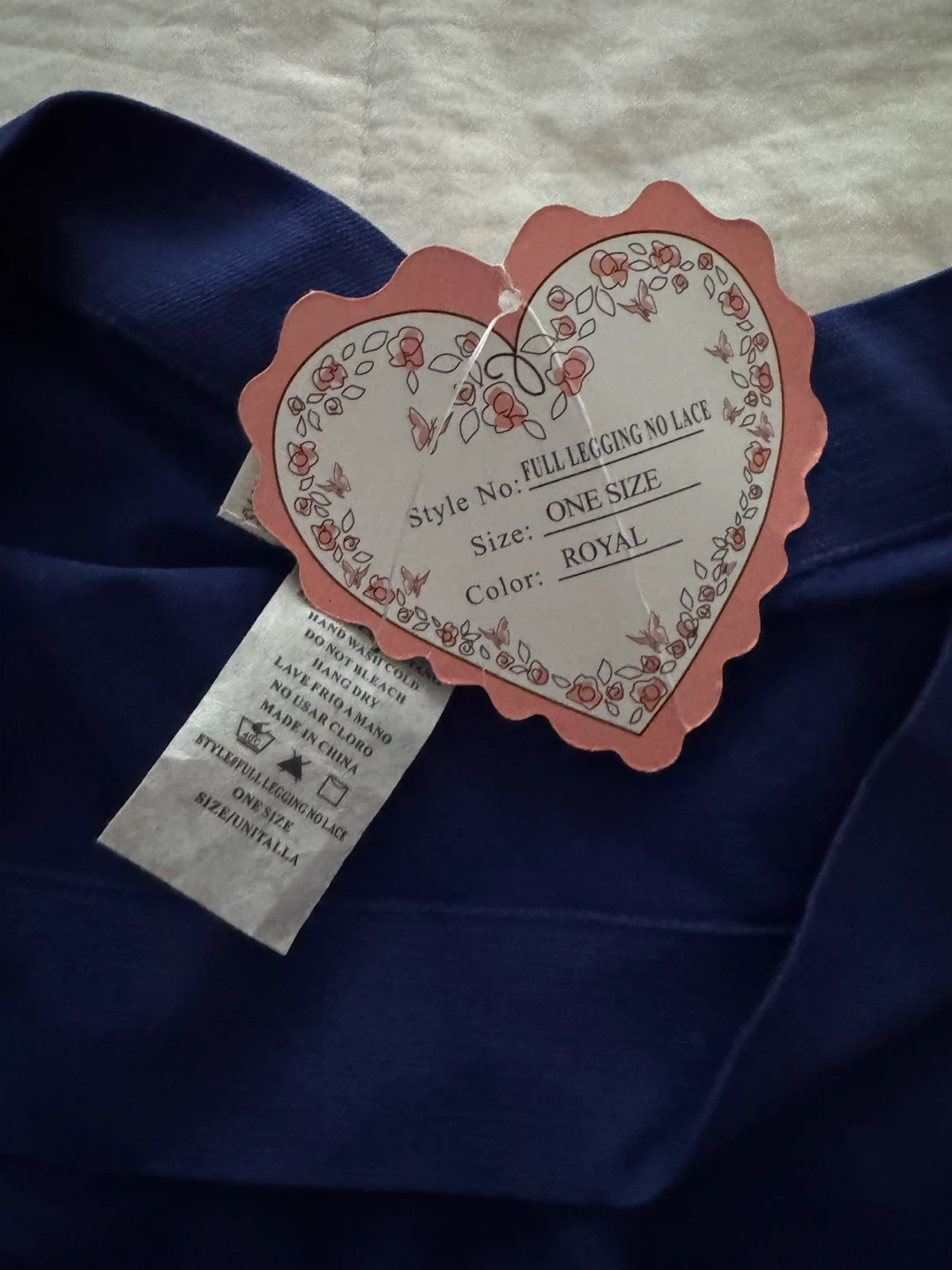 Royal Blue Full Leggings - One Size - photo 2