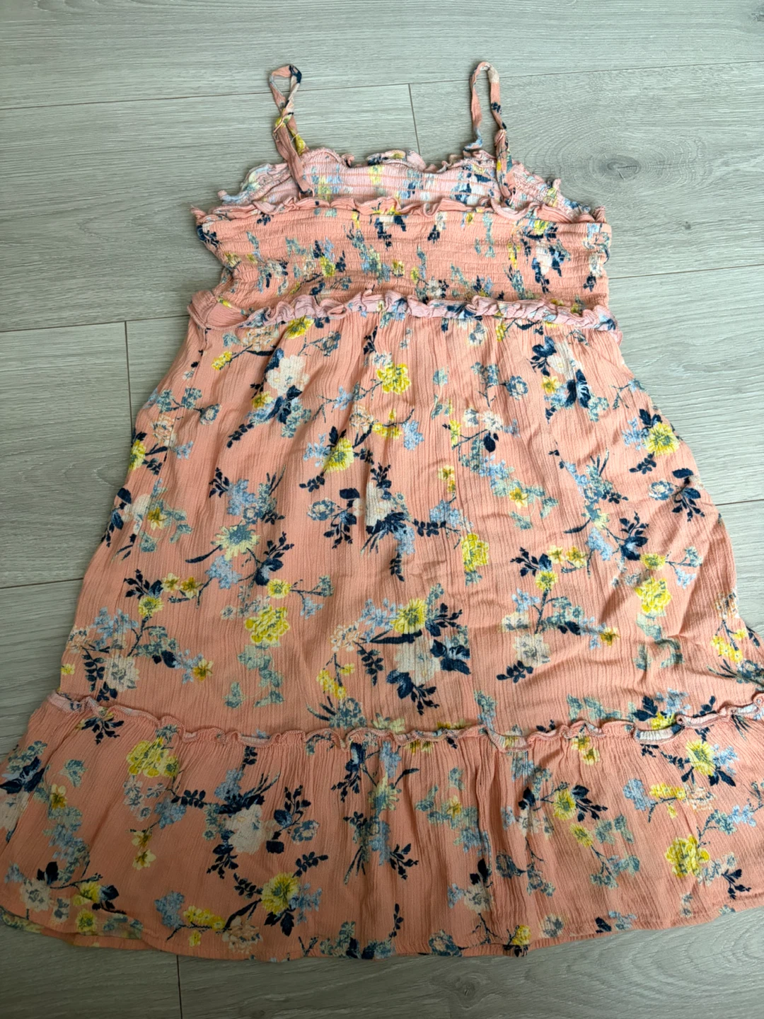 Girls Floral Smocked Dress - photo 2