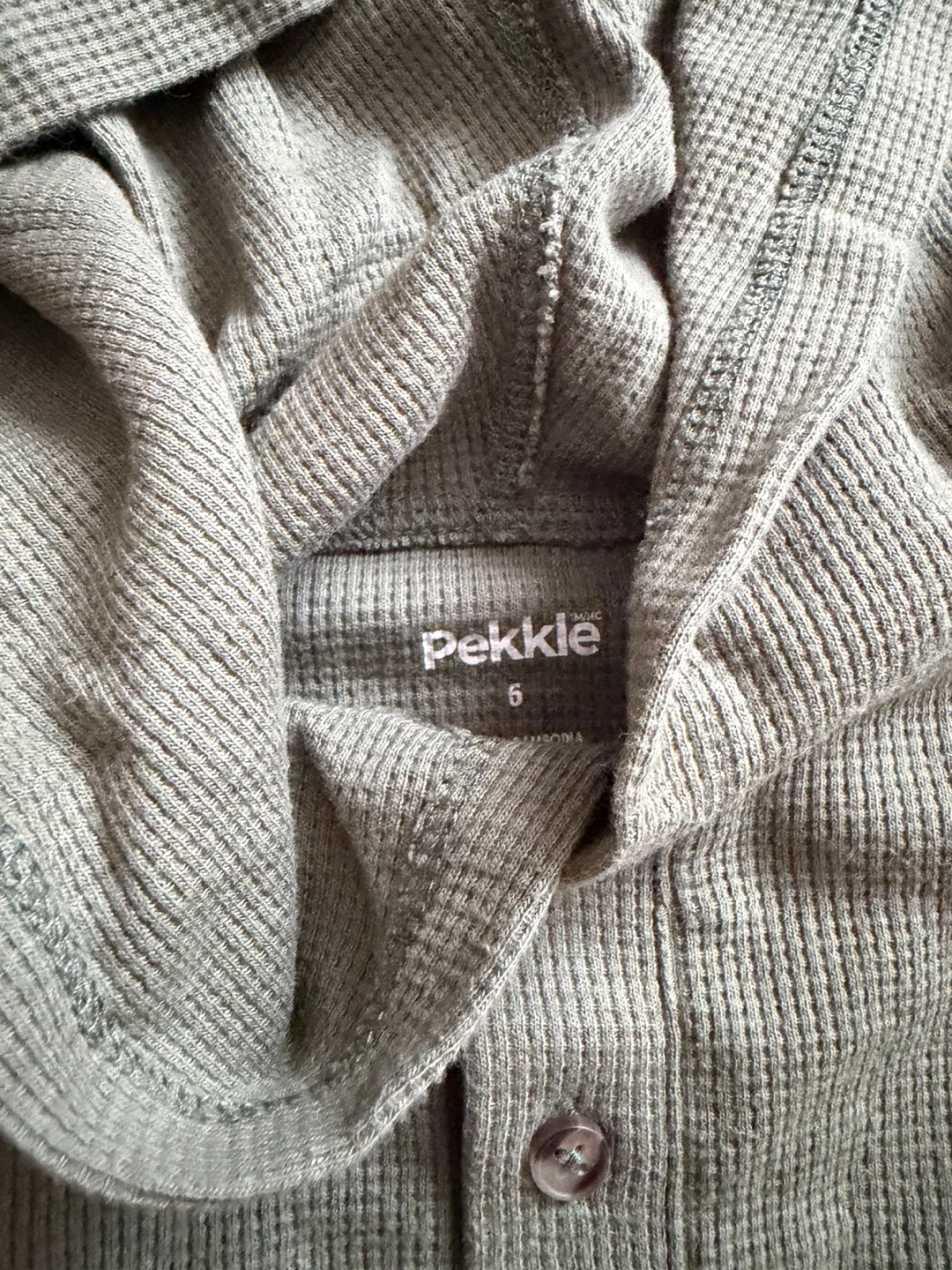 Pekkle Long Sleeve Shirt and Hoodie Set - Size 6