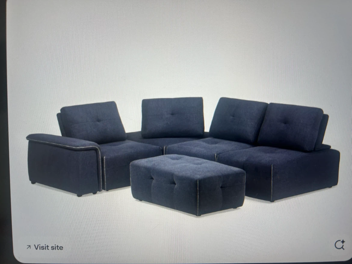 Couch / Sofa Set - Grey, modular/sectional - photo 3
