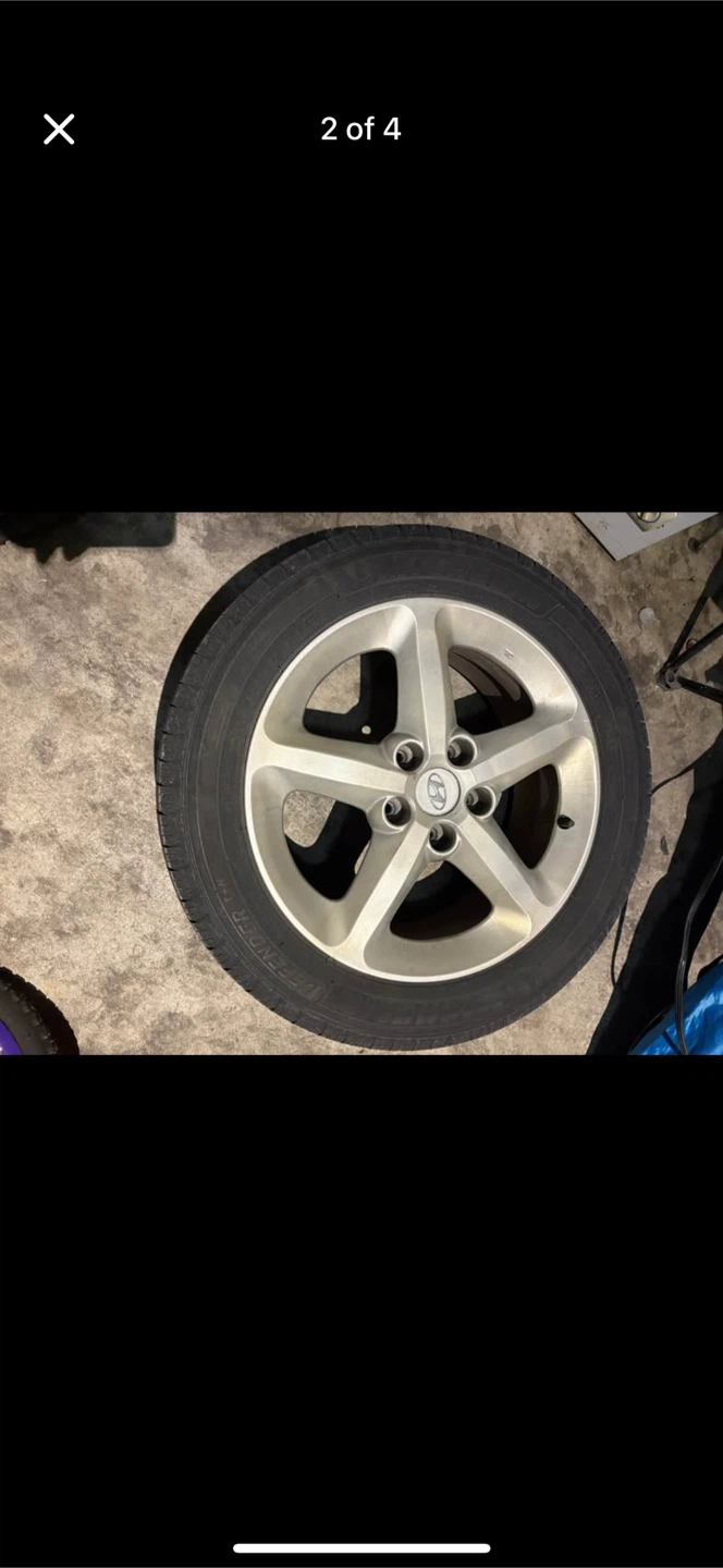 Set of 4 Michelin Tires w/ rims 215/55R17 - photo 3