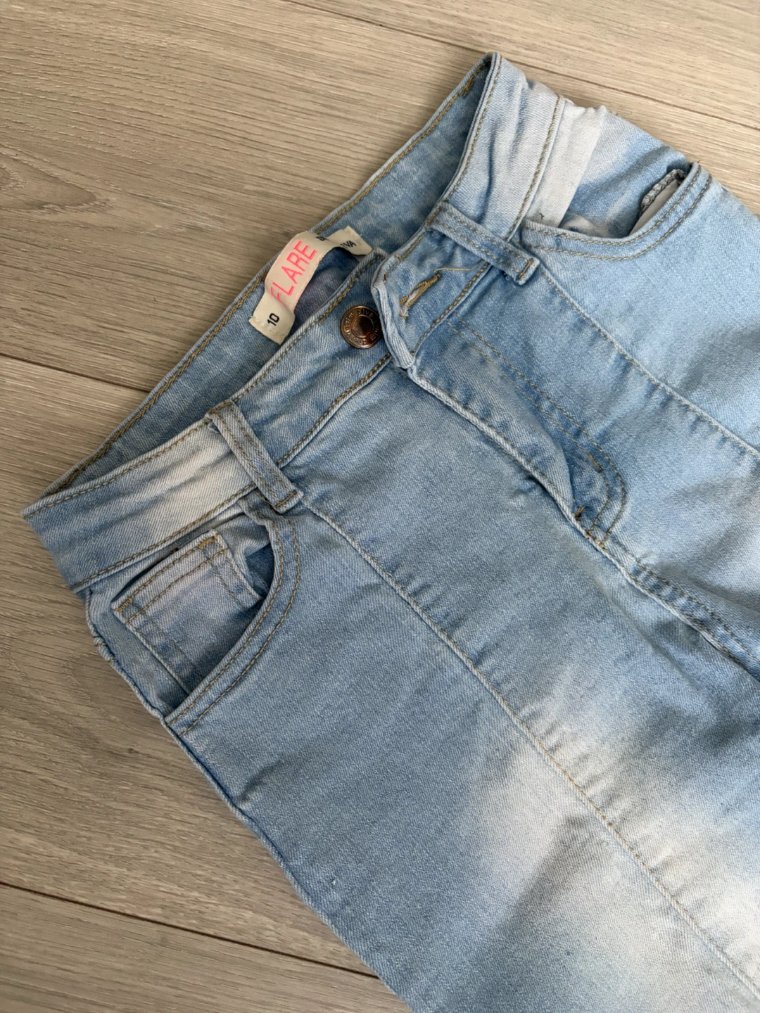Girls' Flare Jeans Size 10
