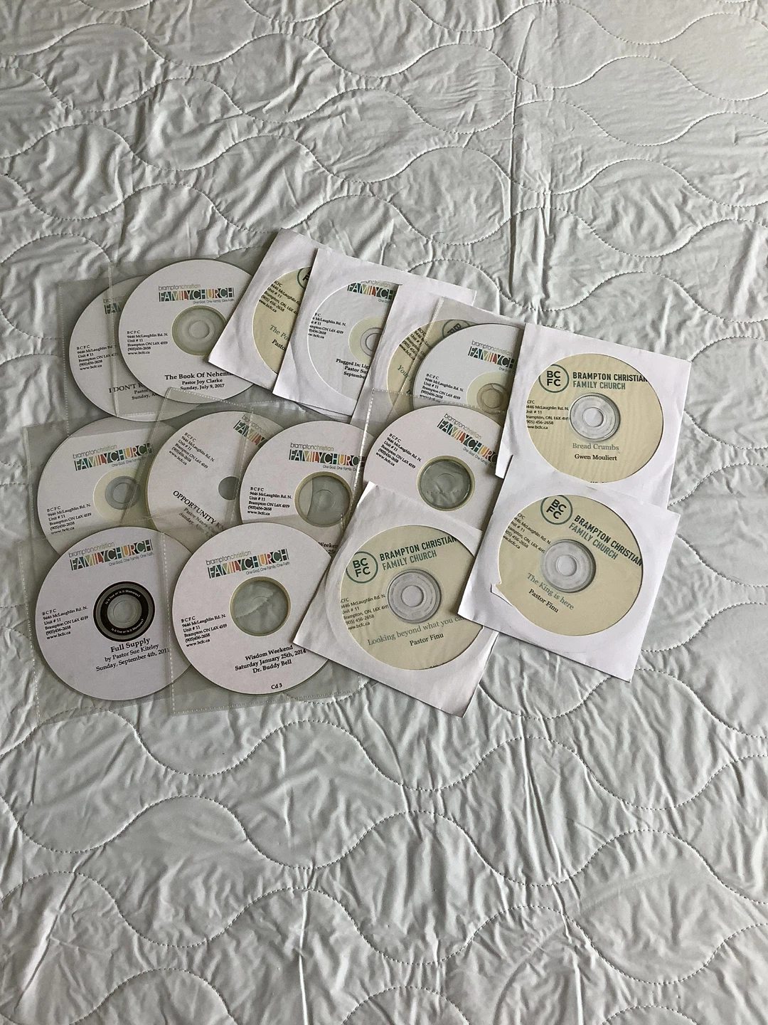Brampton Christian Family Church CDs - 12 Discs