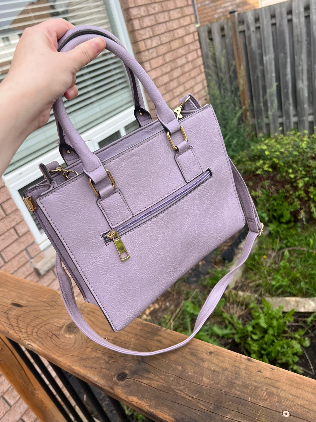 Aldo Lavender Handbag with Shoulder Strap - photo 3