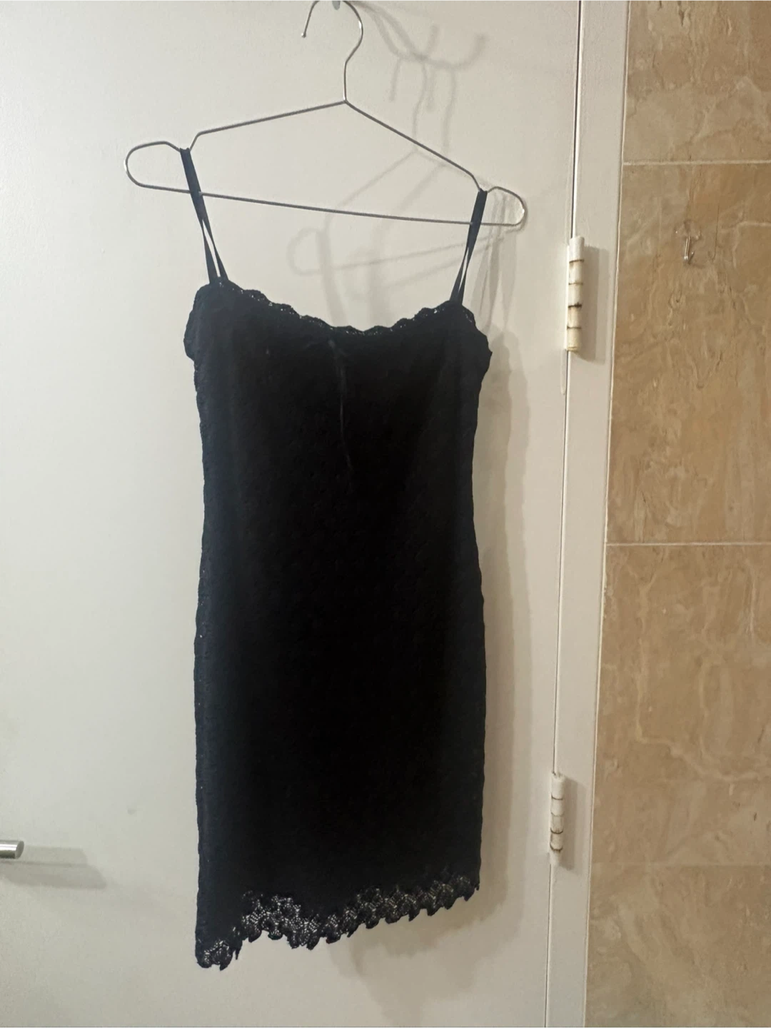 Laundry Black Lace Dress & Bolero Set S Spaghetti Strap - photo 2