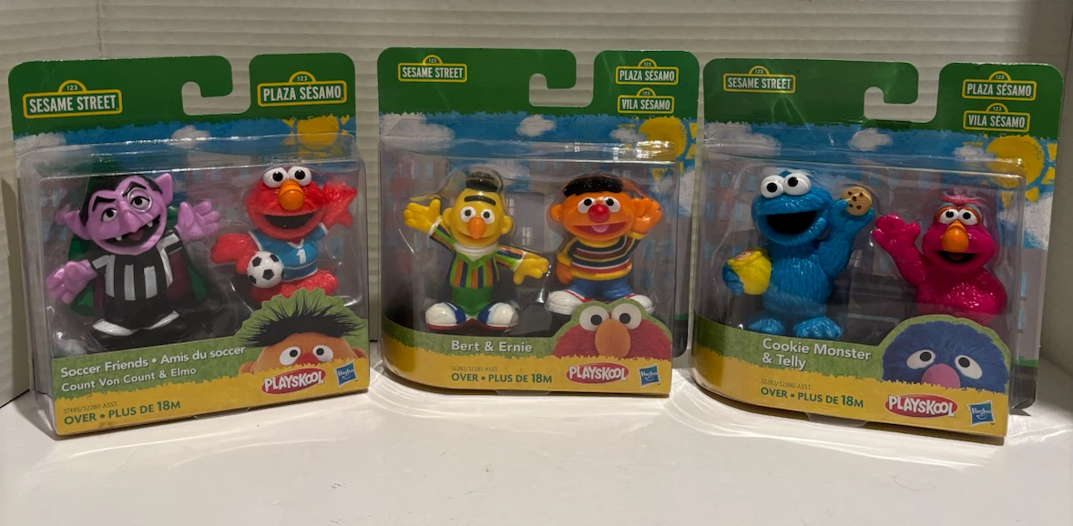 Playskool Sesame Street Figure 3-Pack Set