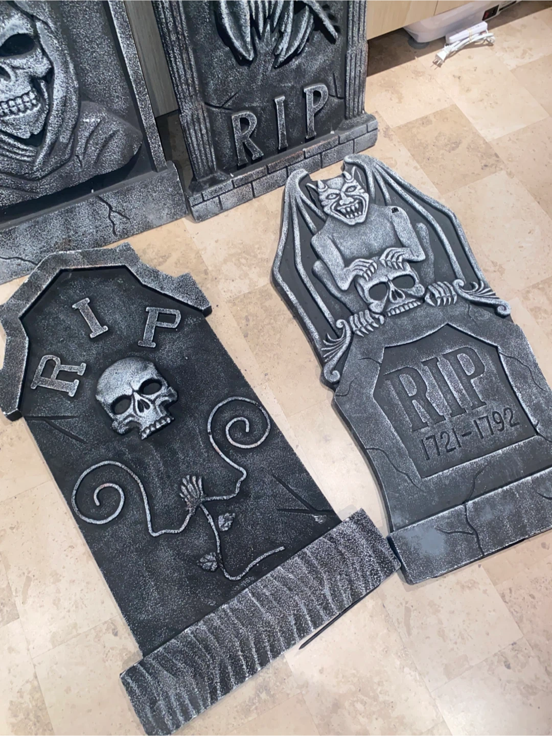 Tombstone Decorations tall - photo 3