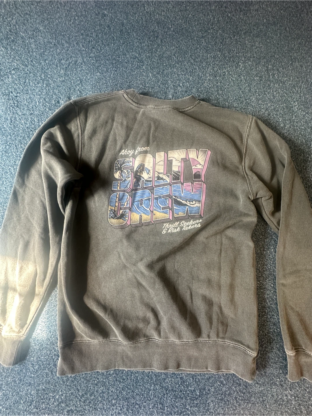 Salty Crew Graphic Crewneck Sweatshirt - photo 2