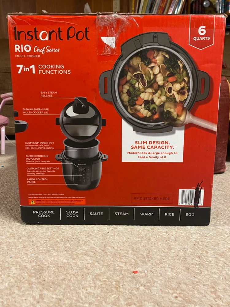 Instant Pot RIO Series Chef 6 Quart Multi-Cooker - photo 2