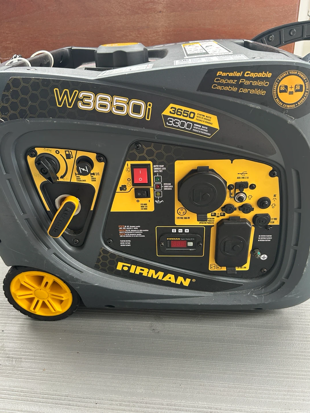 Firman 3650i Inverter generator - photo 3