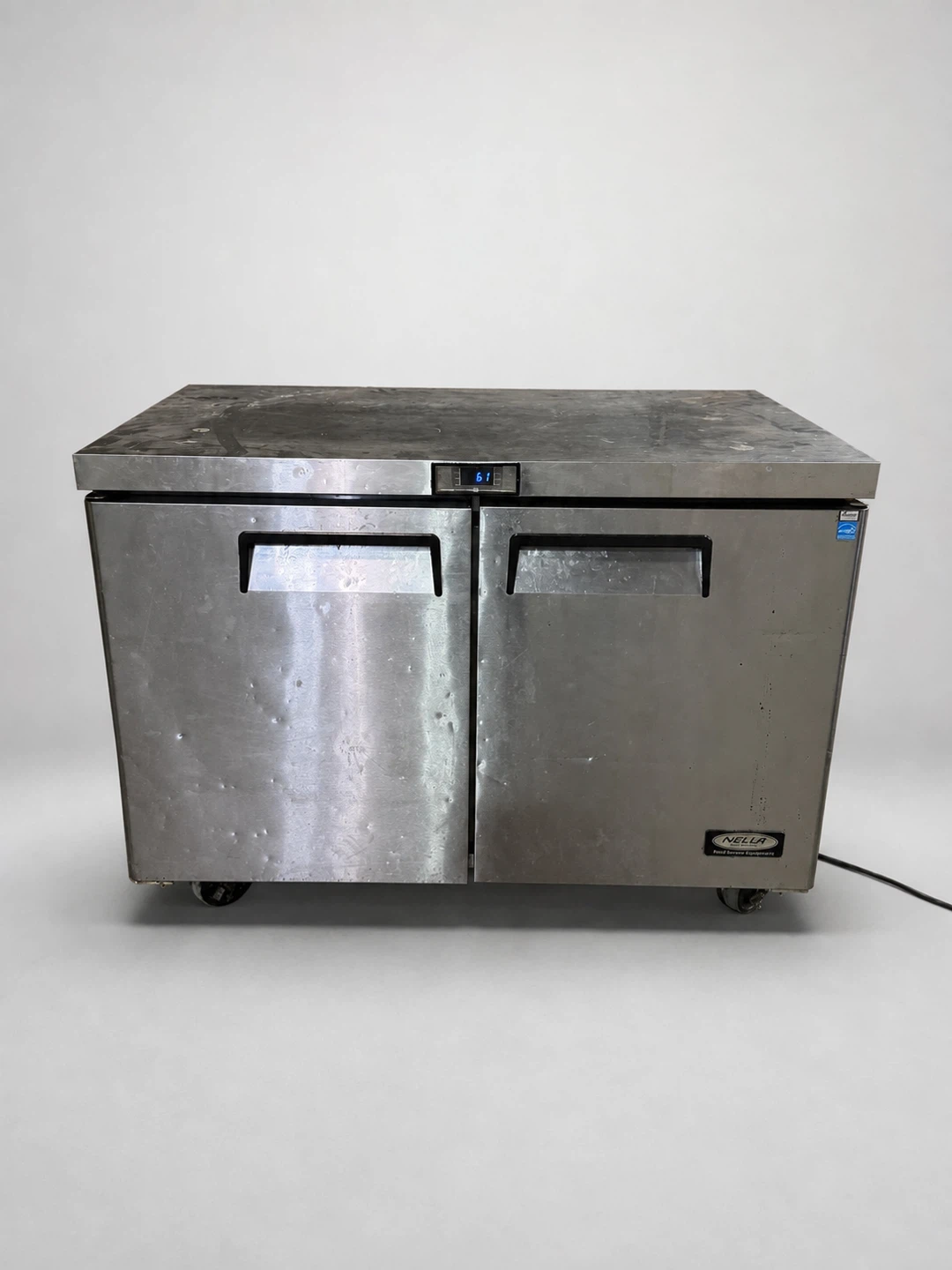 Nella 48” Commercial Two-Door Undercounter Refrigerator