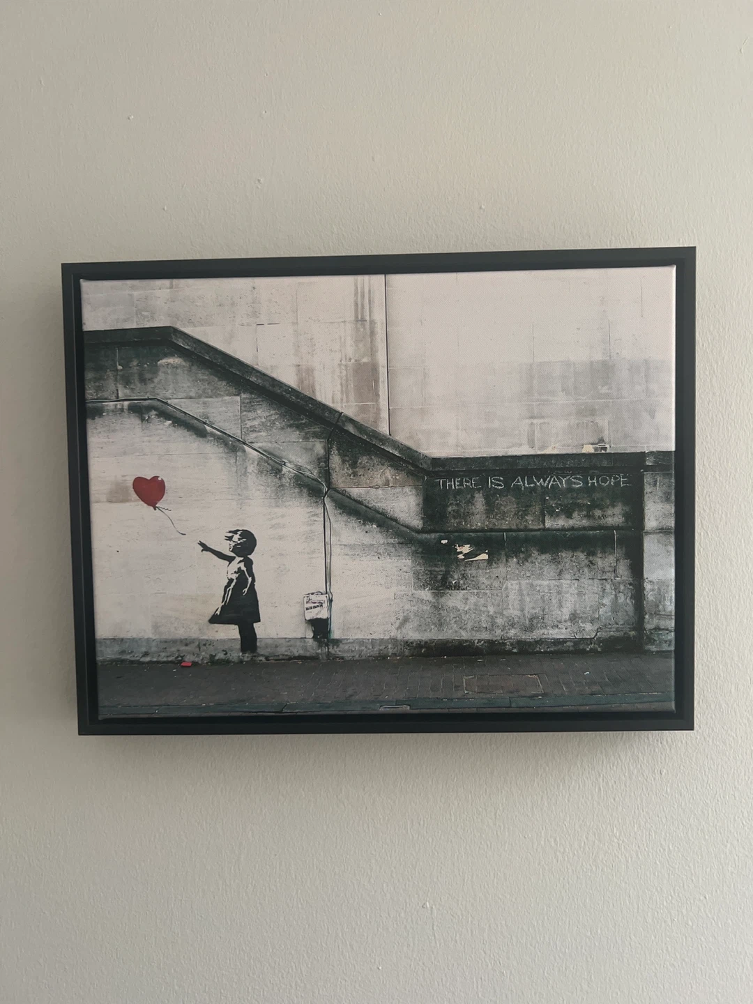 Banksy "Girl with Balloon" Framed Print